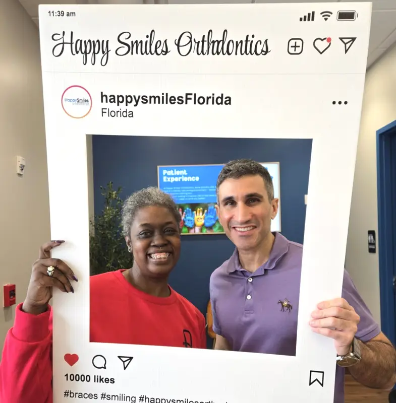 Dr. Komforti with adult patient